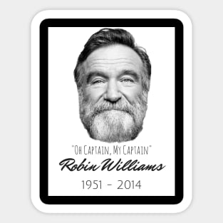 Remembering Robin Williams A Star Gone Too Soon Sticker